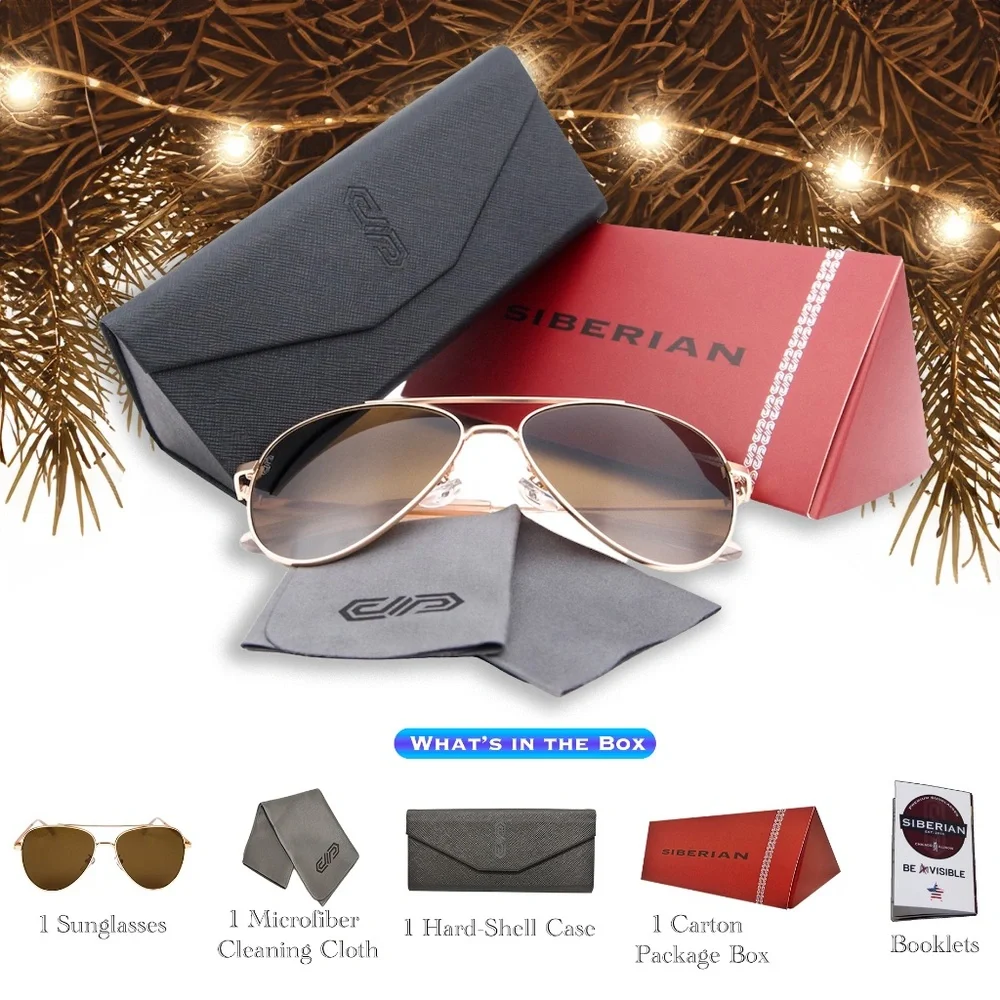 🇺🇸BROWN Classic Aviator Sunglasses - Picture 15 of 15